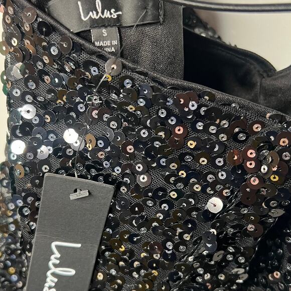 Lulu's Sequin Backless Mini Party Dress Size Small - Picture 6 of 11